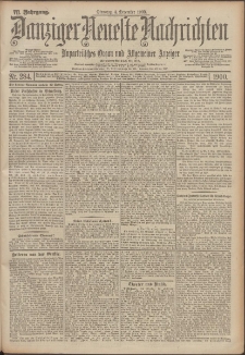 Danziger Neueste Nachrichten : unparteiisches Organ und allgemeiner Anzeiger 284/1900
