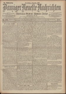 Danziger Neueste Nachrichten : unparteiisches Organ und allgemeiner Anzeiger 286/1900