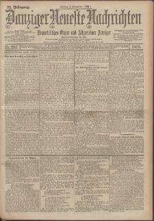 Danziger Neueste Nachrichten : unparteiisches Organ und allgemeiner Anzeiger 287/1900