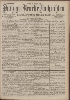 Danziger Neueste Nachrichten : unparteiisches Organ und allgemeiner Anzeiger 296/1900