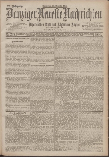 Danziger Neueste Nachrichten : unparteiisches Organ und allgemeiner Anzeiger 298/1900