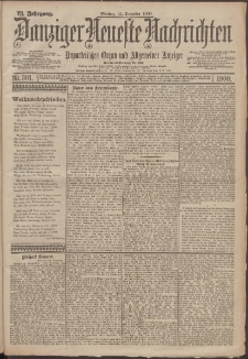 Danziger Neueste Nachrichten : unparteiisches Organ und allgemeiner Anzeiger 301/1900