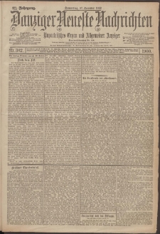Danziger Neueste Nachrichten : unparteiisches Organ und allgemeiner Anzeiger 302/1900