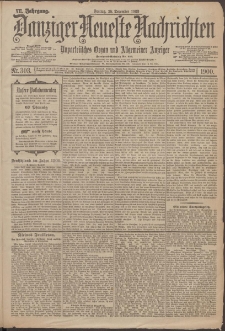 Danziger Neueste Nachrichten : unparteiisches Organ und allgemeiner Anzeiger 303/1900