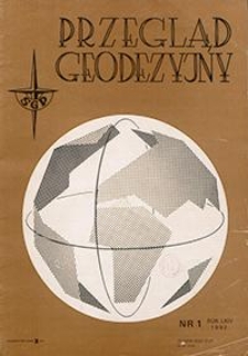 Przegląd Geodezyjny : czasopismo poświęcone miernictwu i zagadnieniom z nim związanym 1992 R. 64 nr 1-12