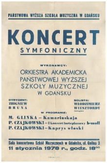 [Afisz] Koncert symfoniczny