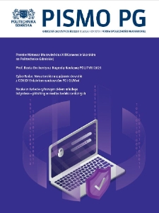 Pismo PG : Forum Społeczności Akademickiej, 2020, R. 28, Nr 5 (December 2021 / January 2022)