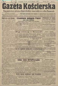 Gazeta Kościerska, nr 98, 1938