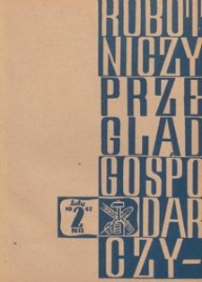 Robotniczy Przegląd Gospodarczy : organ Komisji Centralnej Związk&oacute;w Zawodowych w Polsce, 1947.02 nr 2