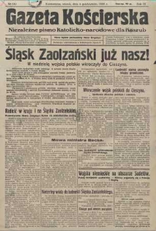 Gazeta Kościerska, nr 119, 1938