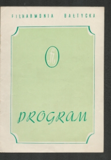 Koncert symfoniczny : Gdańsk-Wrzeszcz : piątek, 21. III. 1958 r. godz. 19.30 : sobota, 22. III. 1958 r. godz. 19.30