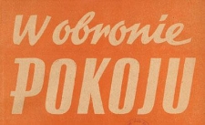 W Obronie Pokoju, 1954.07 nr 7