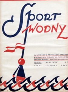Sport Wodny, 1939, nr 15