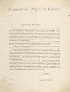 Szanowni Rodacy! [Incipit]: Brak celowości i jednolitości w pracy, brak nieraz zasob&oacute;w materyalnych