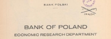 Bank of Poland Economic Research Department Bulletin, 1935.07-09 nr 20