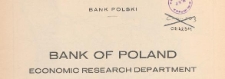 Bank of Poland Economic Research Department Bulletin, 1935.07-09 nr 20