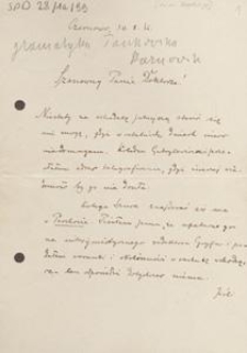 [List Jana Karnowskiego do Franciszka Kręckiego], 1911.08.30