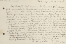 [List Leona Heyke do Jana Karnowskiego], 1934.03.29