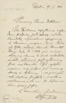 [Korespondencja dotycząca zjazdu Młodokaszubów], 1912.04.27