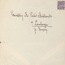 [Korespondencja Alfonsa Mańkowskiego], 1930-1933