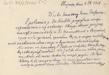 [Korespondencja Andrzeja Bukowskiego z J&oacute;zefem Dembieńskim], 1959.07.06