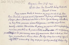 [Korespondencja Andrzeja Bukowskiego z Józefem Dembieńskim], 1961.09.25