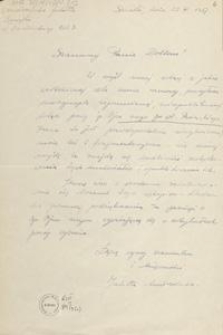 [Korespondencja Andrzeja Bukowskiego z rodziną Władysława Pniewskiego] : list Julitty Andrulewicz do Andrzeja Bukowskiego, 1957.03.22
