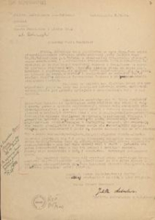 [Korespondencja Andrzeja Bukowskiego z rodziną Władysława Pniewskiego] : list Julitty Andrulewicz do Andrzeja Bukowskiego, 1958.02.07