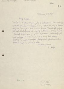 [List Leona Heyke do Jana Karnowskiego], 1925.12.08