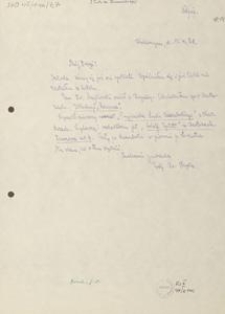 [List Leona Heyke do Jana Karnowskiego], 1928.04.12