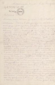 [List Aleksandra Majkowskiego do Franciszki Majkowskiej], 1916.09.24