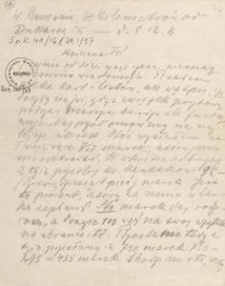 [List Aleksandra Majkowskiego do Franciszki Majkowskiej], 1916.12.08