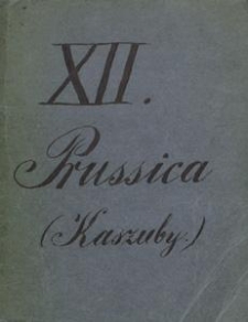 Prussica. 12, Kaszuby