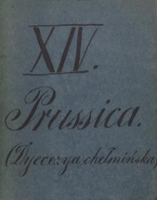 Prussica. 14, Dyecezya chełmińska