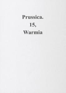 Prussica. 15, Warmia