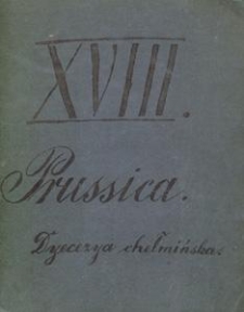 Prussica. 18, Dyecezya chełmińska