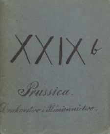 Prussica. 29, Drukarstwo i piśmiennictwo