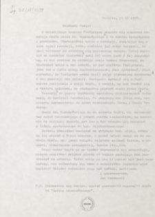 [Korespondencja Aleksandra Majkowskiego] : list Jana Karnowskiego do Aleksandra Majkowskiego, 1909.02.12