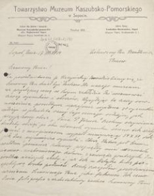 [Korespondencja Aleksandra Majkowskiego] : list Aleksandra Majkowskiego do Stanisława Bendlewicza, 1914.03.17
