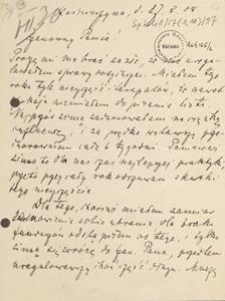 [Korespondencja Aleksandra Majkowskiego] : list Aleksandra Majkowskiego do Władysława Berkana, 1908.08.23?