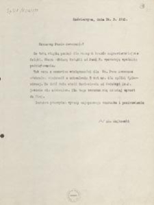 [Korespondencja Aleksandra Majkowskiego] : list Aleksandra Majkowskiego do Bernarda Chrzanowskiego, 1910.03.24