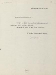 [Korespondencja Aleksandra Majkowskiego] : list Aleksandra Majkowskiego do Bernarda Chrzanowskiego, 1910.04.24