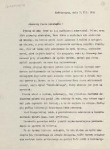 [Korespondencja Aleksandra Majkowskiego] : list Aleksandra Majkowskiego do Bernarda Chrzanowskiego, 1910.12.02