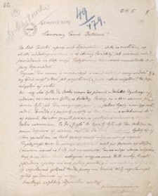 [Korespondencja Aleksandra Majkowskiego] : list Władysława Berkana do Aleksandra Majkowskiego, 1906-1920.05.24