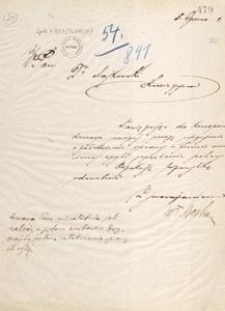 [Korespondencja Aleksandra Majkowskiego] : list Władysława Berkana do Aleksandra Majkowskiego, 1906-1920.06.08
