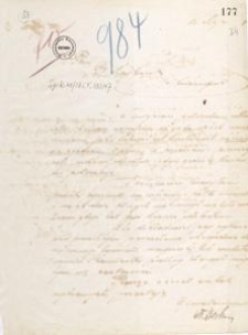 [Korespondencja Aleksandra Majkowskiego] : List Władysława Berkana do Aleksandra Majkowskiego, 1906-1920.05.16