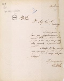 [Korespondencja Aleksandra Majkowskiego] : List Władysława Berkana do Aleksandra Majkowskiego, 1906-1920.07.16