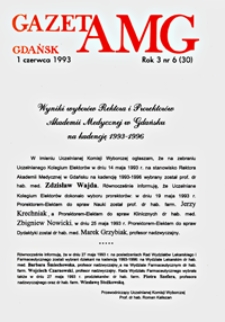 GazetAMG, 1993, R. 3, nr 6