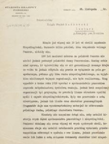 [Korespondencja Alfonsa Mańkowskiego] : Pismo Wincentego Łąckiego do Alfonsa Mańkowskiego, 1930.11.28