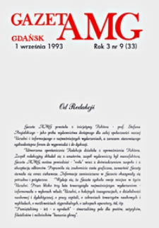 GazetAMG, 1993, R. 3, nr 9